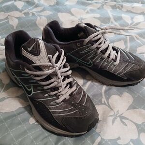 Nike Gray and Mint Green Sneakers